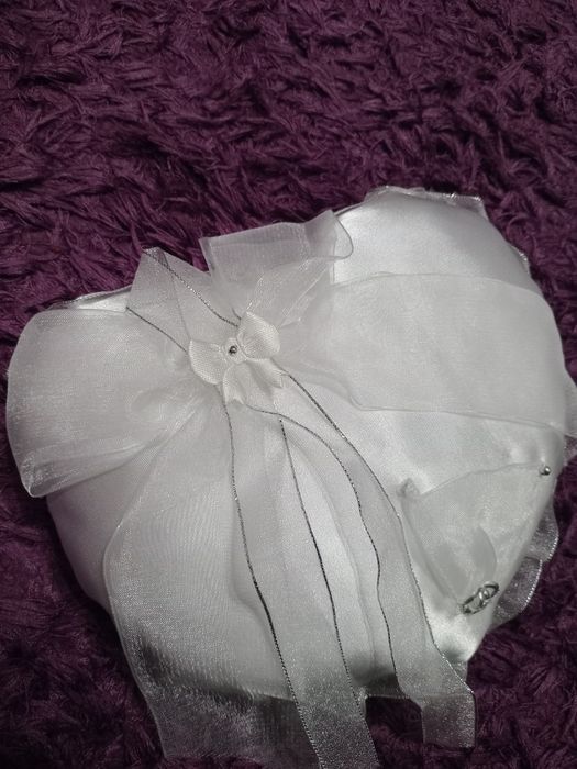 Poduszki na obrączki 2 szt. Serca