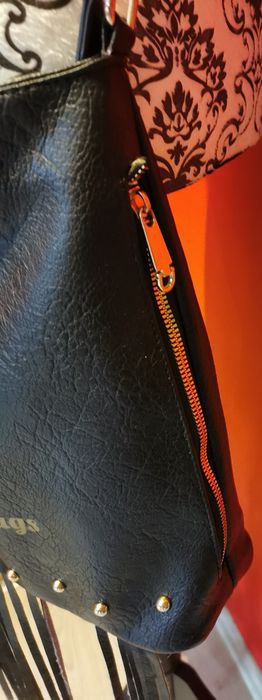 Torebka boho duża z frędzlami