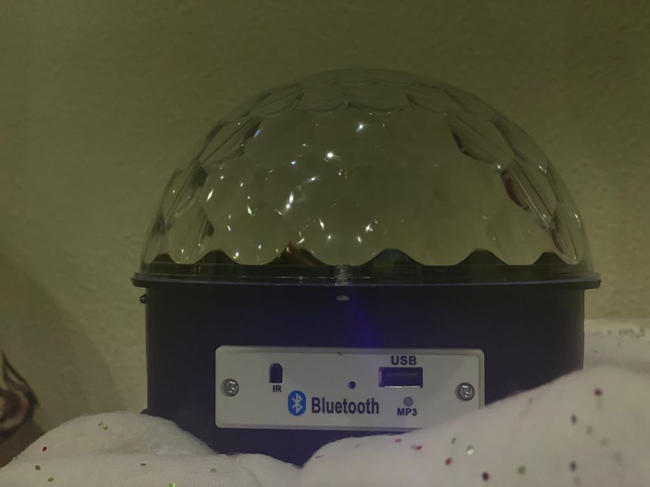 Bola de espelhos com Coluna