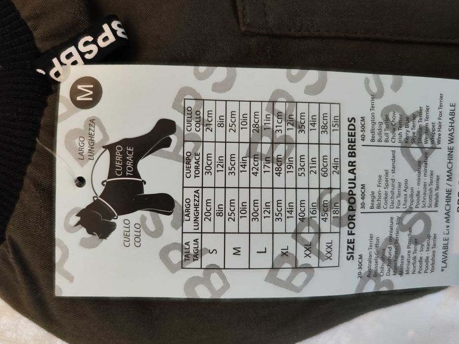 Casaco para Cão – Tamanho M