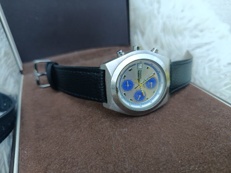 Zegarek fossil blue chronograf qartz