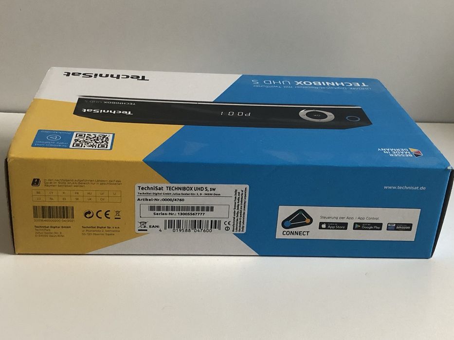Цифровий Супутниковий Приймач Тюнер TechniSat TECHNIBOX UHD S 4K