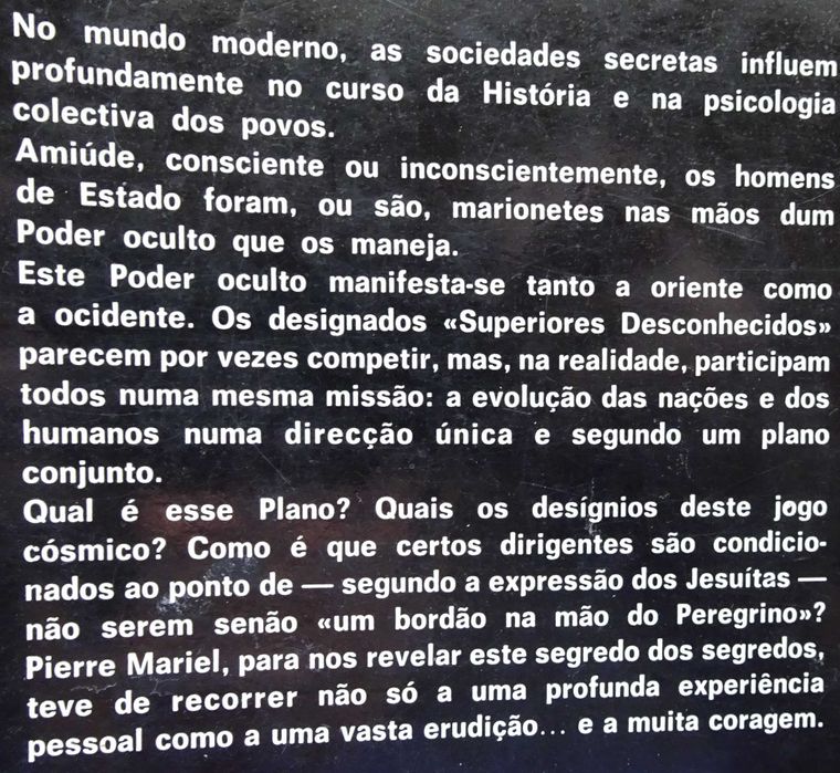 As Sociedades Secretas Governam O Mundo de Pierre Mariel