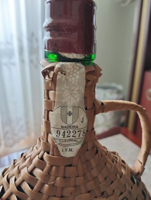Garrafa artesanal de verga Madeira Wine de coleção
