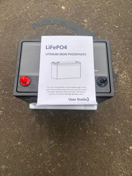 Акумулятор літій-залізо-фосфатний DatouBoss 12V 100Ah з BMS вага 10кг
