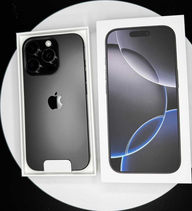 Apple iPhone 16 PRO 256GB Black Open Box 92% bat jak nowy 6msc gwar