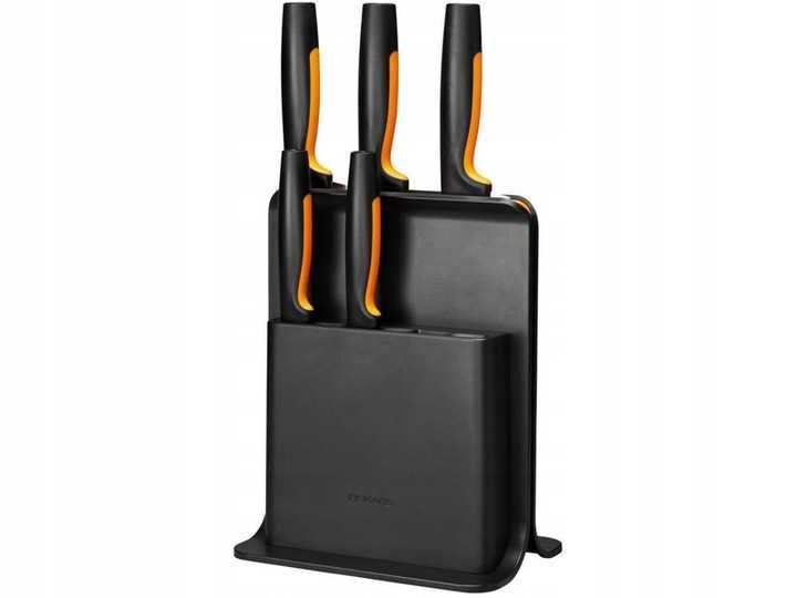 Zestaw Noży kuchennych w bloku Fiskars Functional Form Noże 6el NOWE