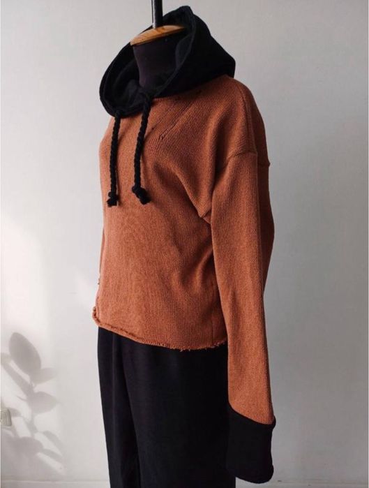 Світшот в стилі бохо гранж етно ресайклед від українського бренду