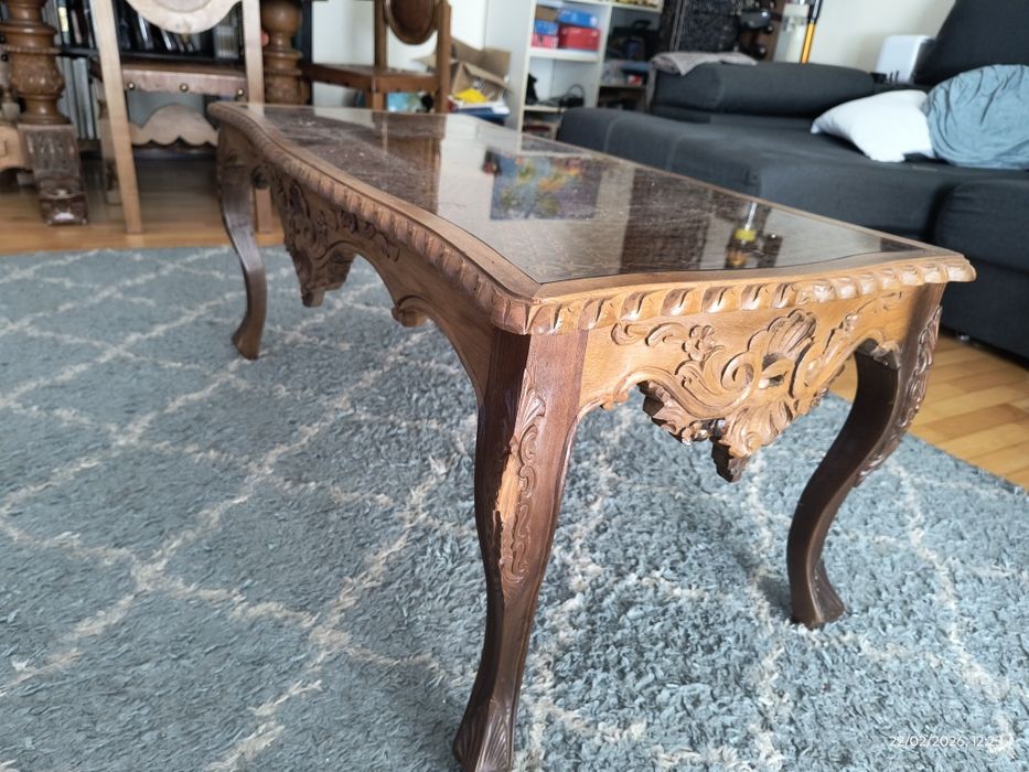 Mesa Baixa Madeira Vintage