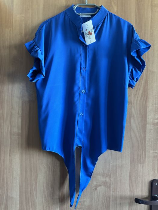 Bluzka koszula damska chaber, poliester moda włoska, uniwersalny