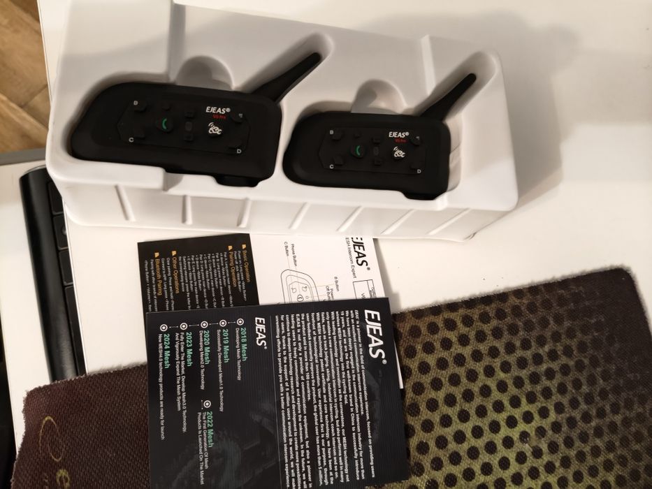 Ejeas v6pro+ dual na dwa kaski NOWE interkomy interkom