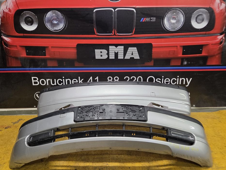 BMW E46 Compact Zderzak Przedni Przód Titansilber 354/7 Stan BDB Kompl