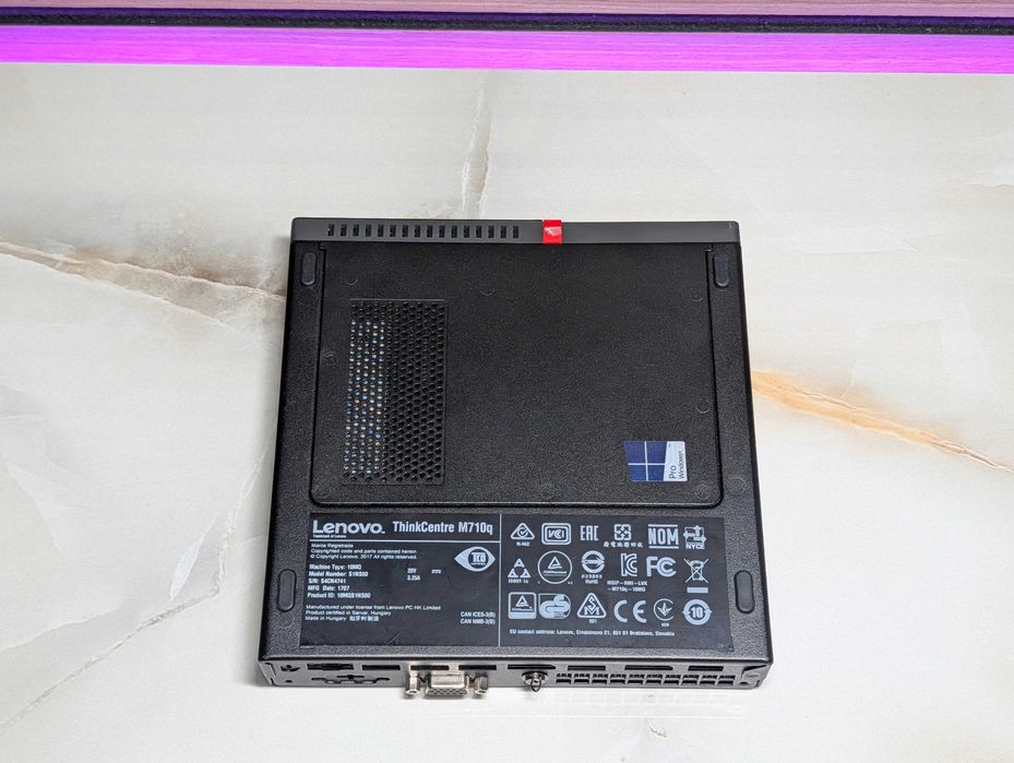 Mini PC Lenovo ThinkCentre M710Q Tiny i5-6400T 8GB 256GB NVMe SSD Klasa A