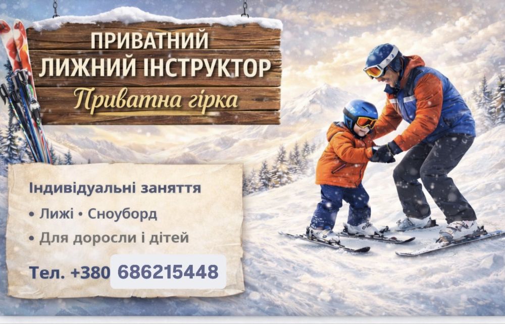 Приватний лижний інструктор