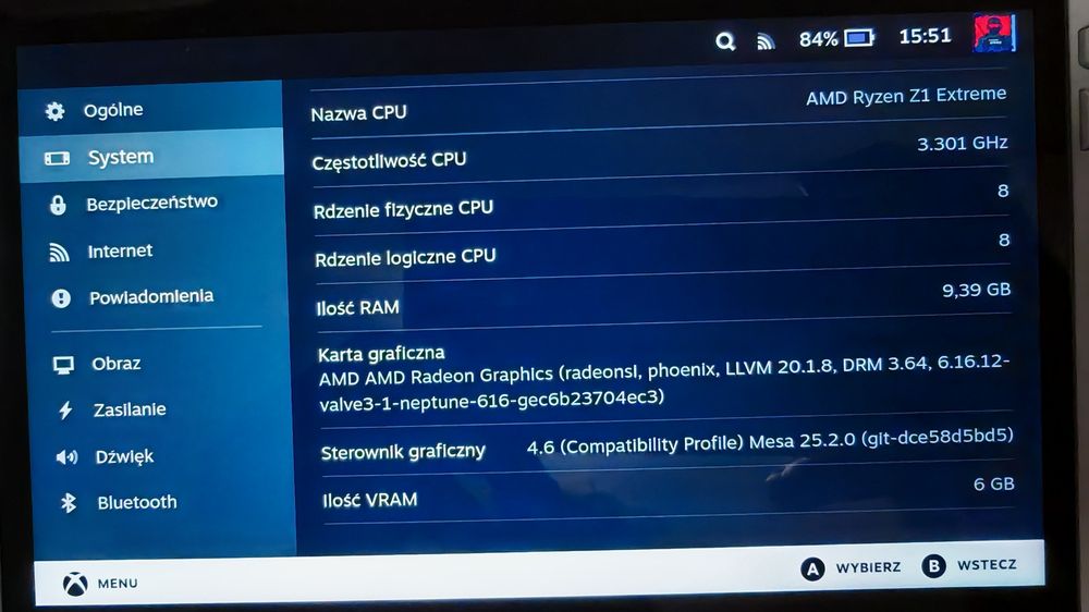 asus rog ally z1 extreme zamiana konsola handheld