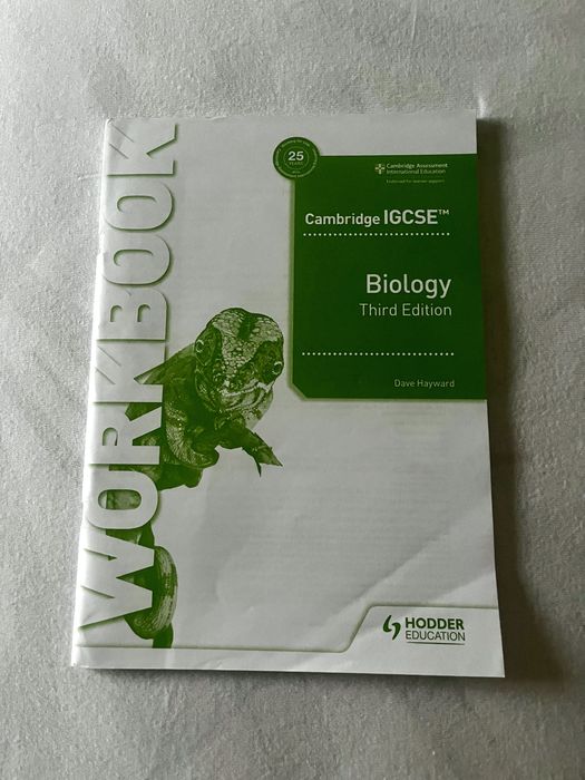 biology for IGCSE Cambridge with workbook