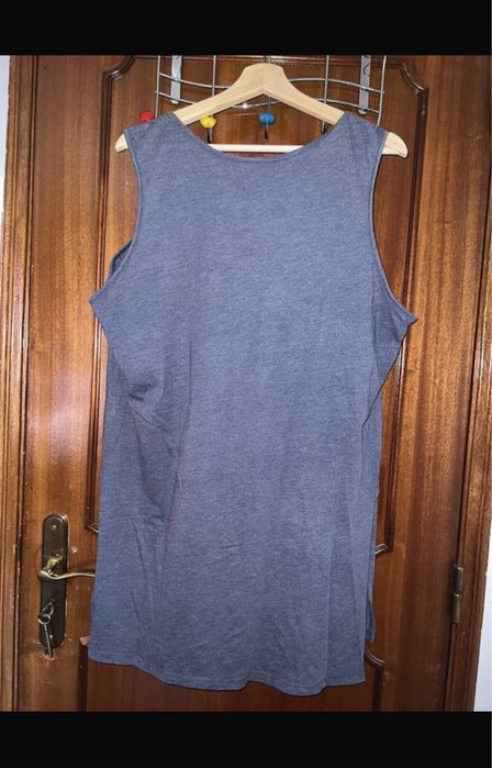 Túnica de alças azul petróleo