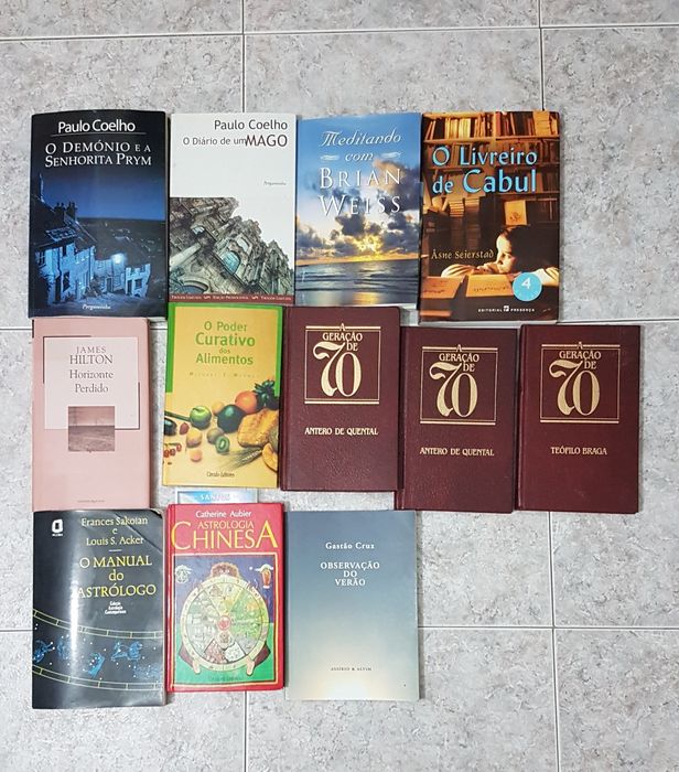 Livros variados e manuais
