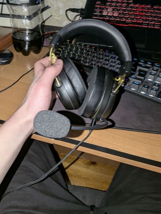 Наушники Hator Hypergang 2 X Wireless Black/Yellow (HTA-650)