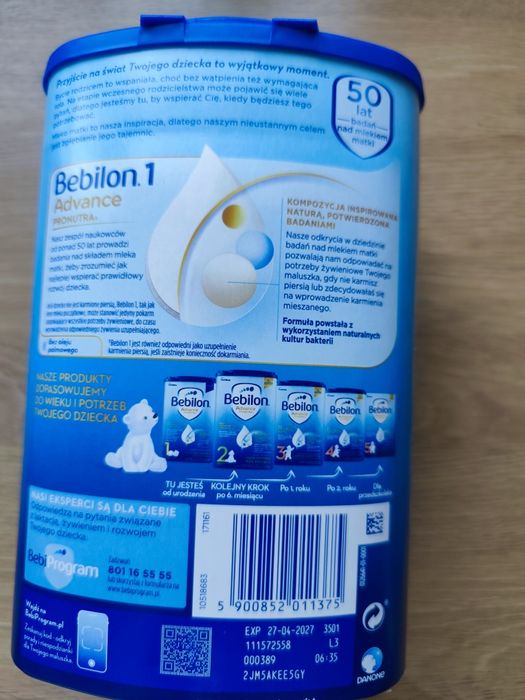 Bebilon advance pronutra 1,  800g