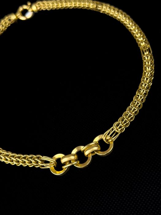 Colar em Ouro Amarelo 19.2K com Elos Duplos