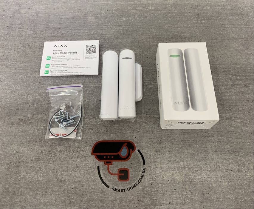 AJAX Doorprotect белый чёрный беспроводной датчик открытия двери окна