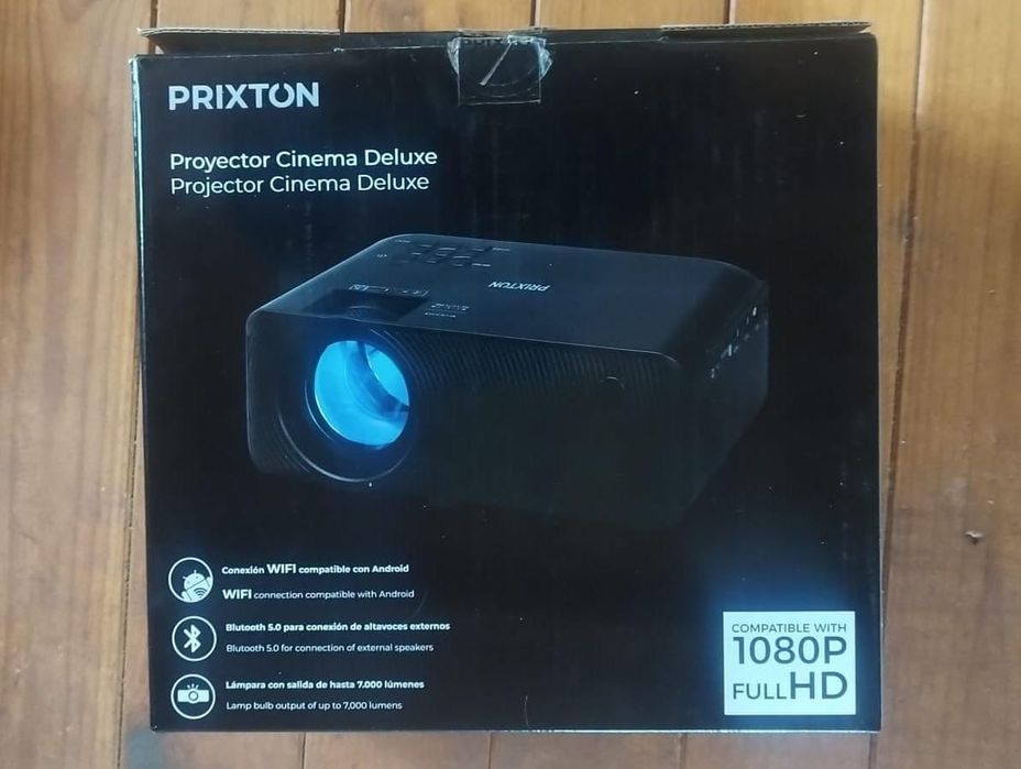 Prixton Cinema Deluxe Projector – Novo estado.