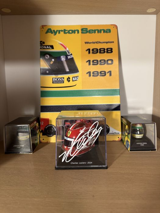 Capacete Assinado Formula 1 Charles Leclerc 2024 - 1/5