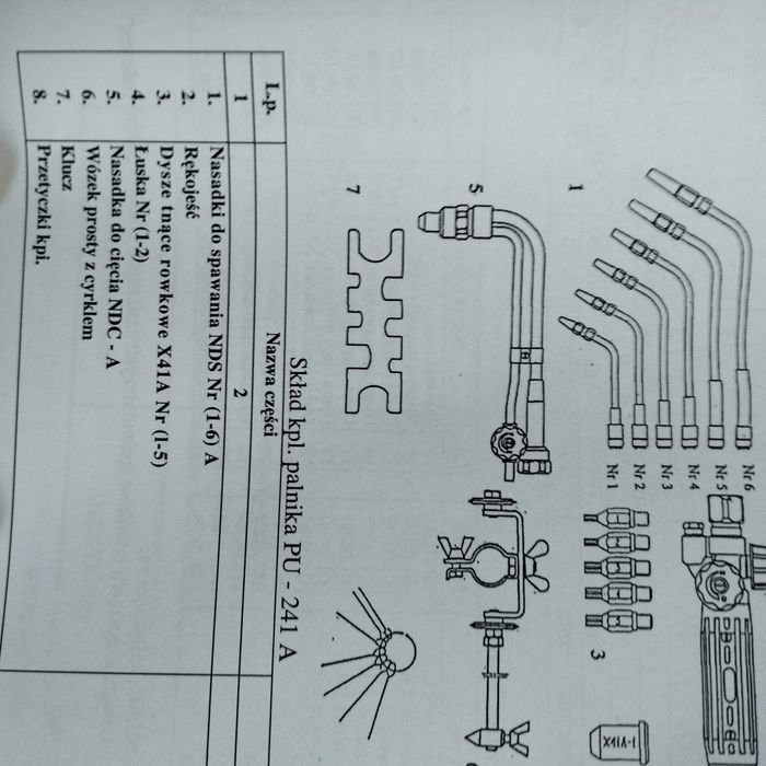 POMET Palnik uniwersalny PU-241 A acetylonowo-tlenowy