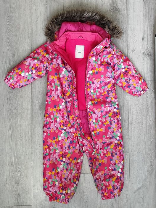 Зимовий комбінезон для дівчинки 98см+6см name it