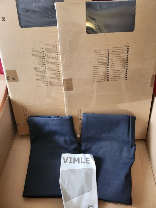 Capa IKEA VIMLE 2 Lugares + Chaise Longue – Nova na Caixa (azul)