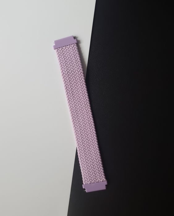 Pasek plecionego materiału 20 mm do zegarka Samsung, Huawei, Amazfit,