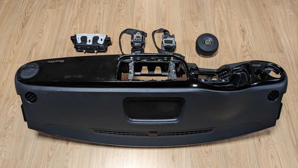 Conjunto Kit Airbags Volkswagen VW Beetle Tablier Original Figueiredo