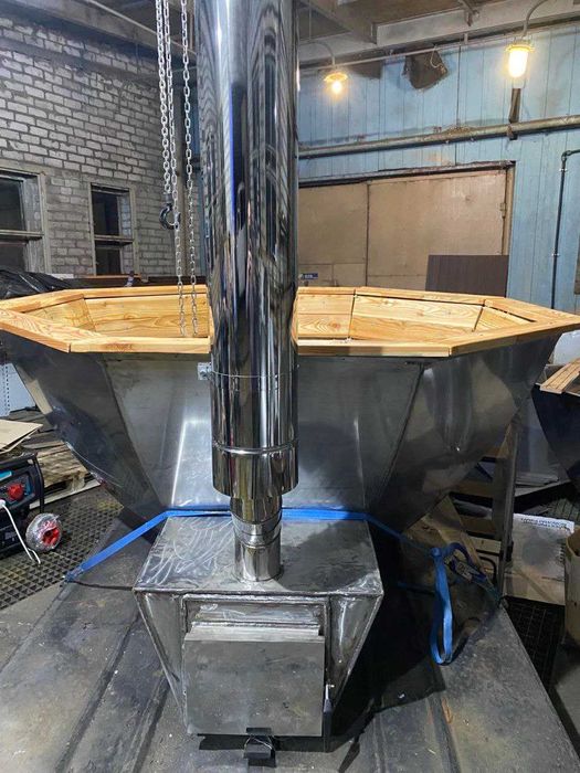 Банний Карпатський Чан на дровах / Банный чан / Чан для бани / Купель