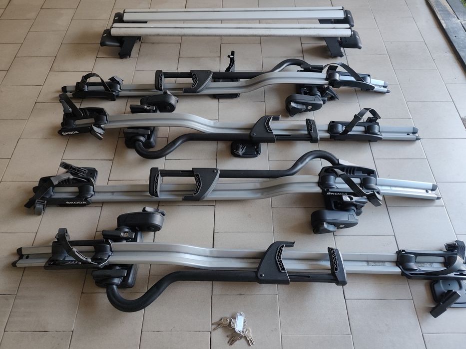 Bagażnik rowerowy Thule belka Skoda