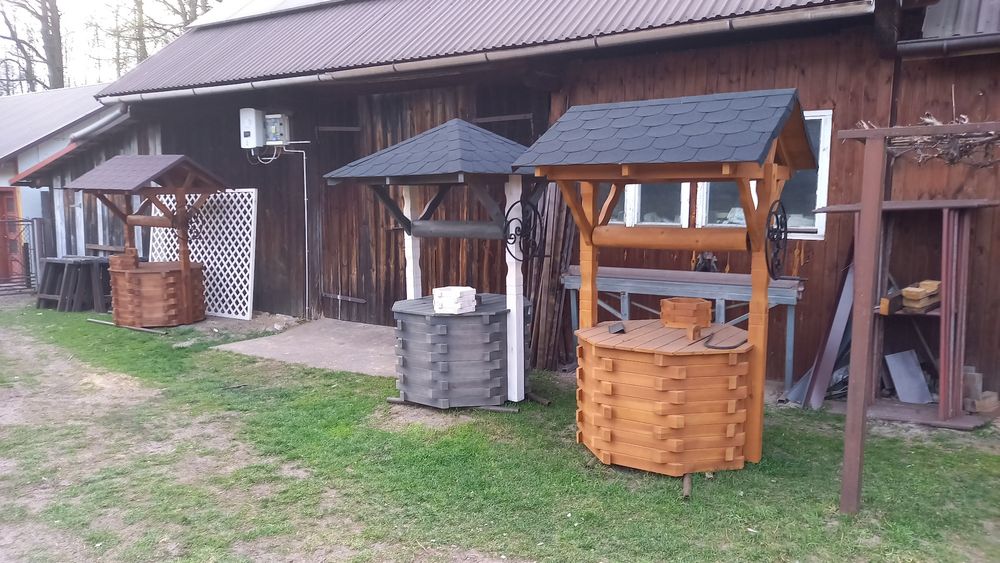 Studnia ogrodowa,obudowa studni