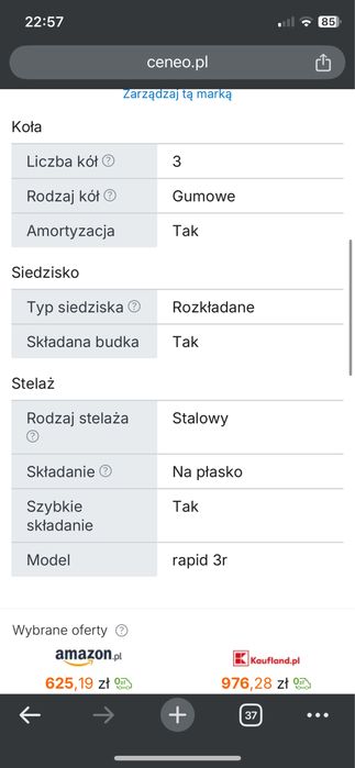 Spacerówka Rapid 3R