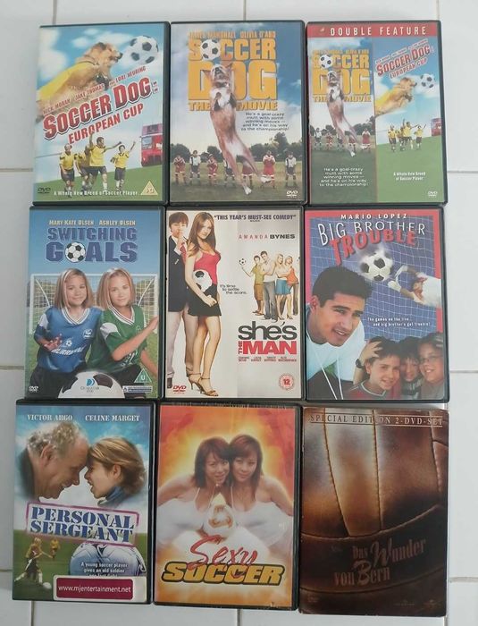 Filmes relacionados com o Tema Futebol.
Língua e/ou Legendas em Inglês