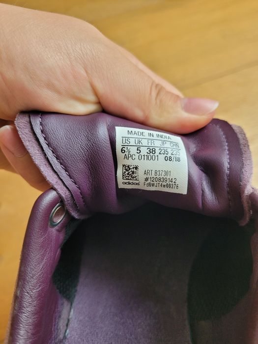 Adidas stan smith fioletowe