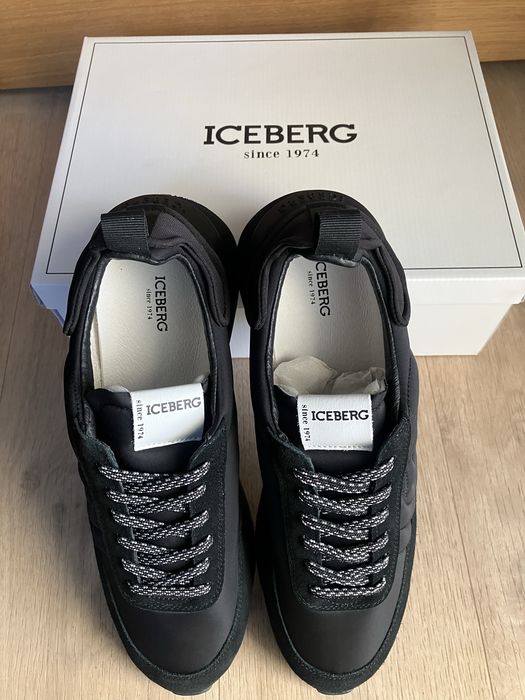Iceberg męskie markowe Sneakersy buty black Nowe 46