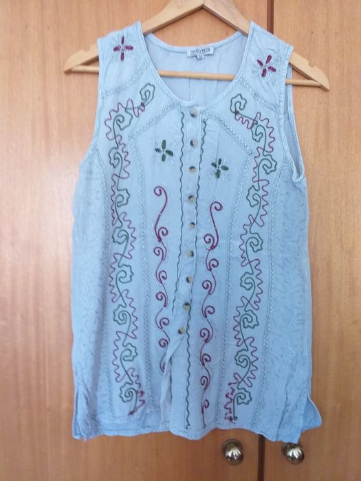 Blusa de senhora da natura.