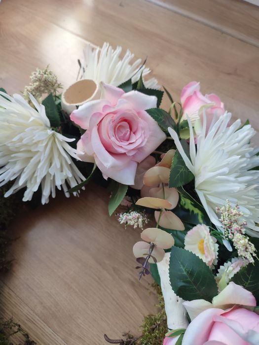 Zestaw na cmentarz  w stylu naturalnym