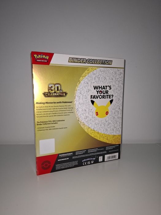 Binder collection 30 anos pokemon