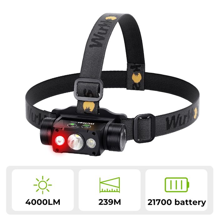 Фонарик Wurkkos HD50 Налобный Потужний Ліхтарик