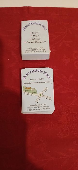 Baralho de cartas, com publicidade, novo