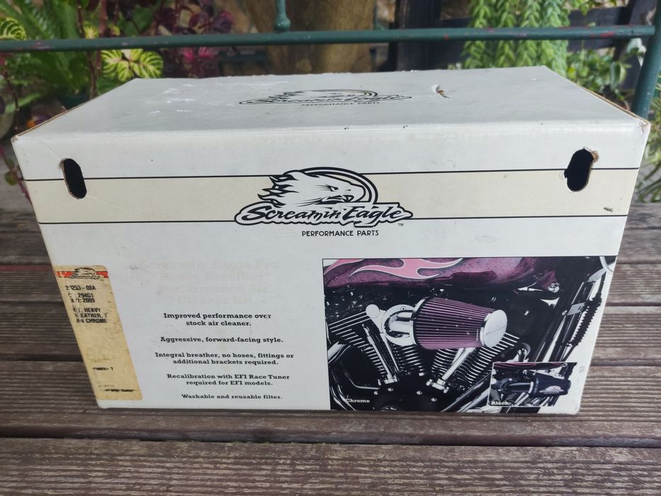 Harley Screamin Eagle Heavy Breather Kit Cromado NOVO