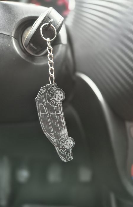 Porta Chaves personalizados Fibra de Carbono