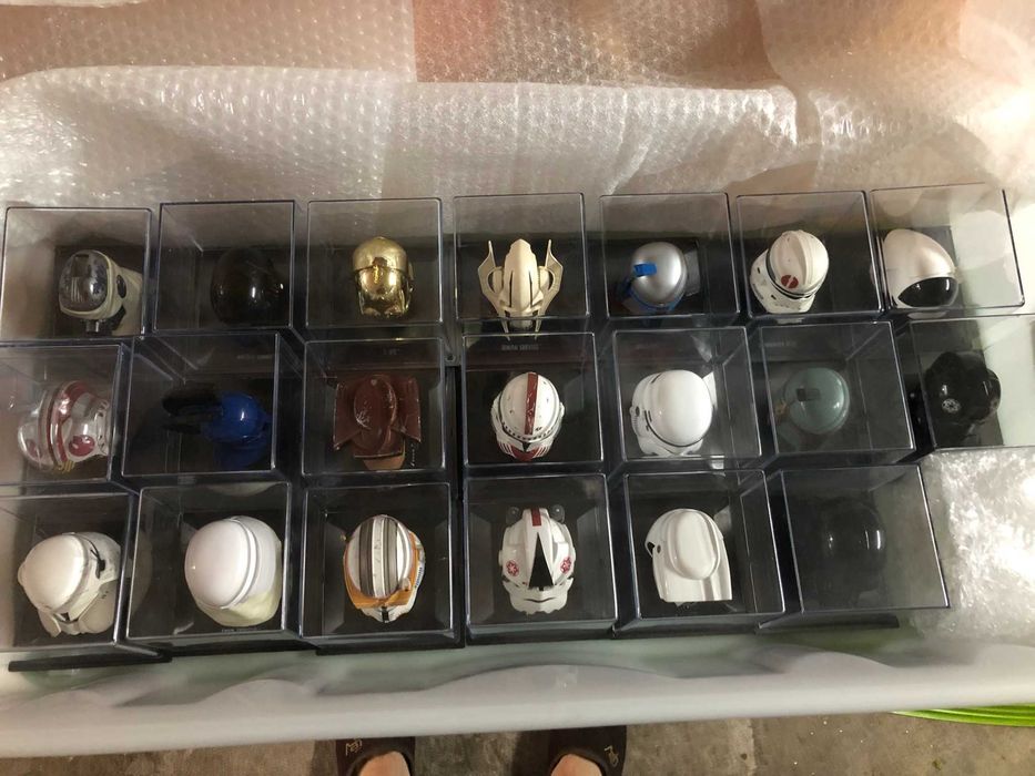 Coleção completa Capacetes Star Wars