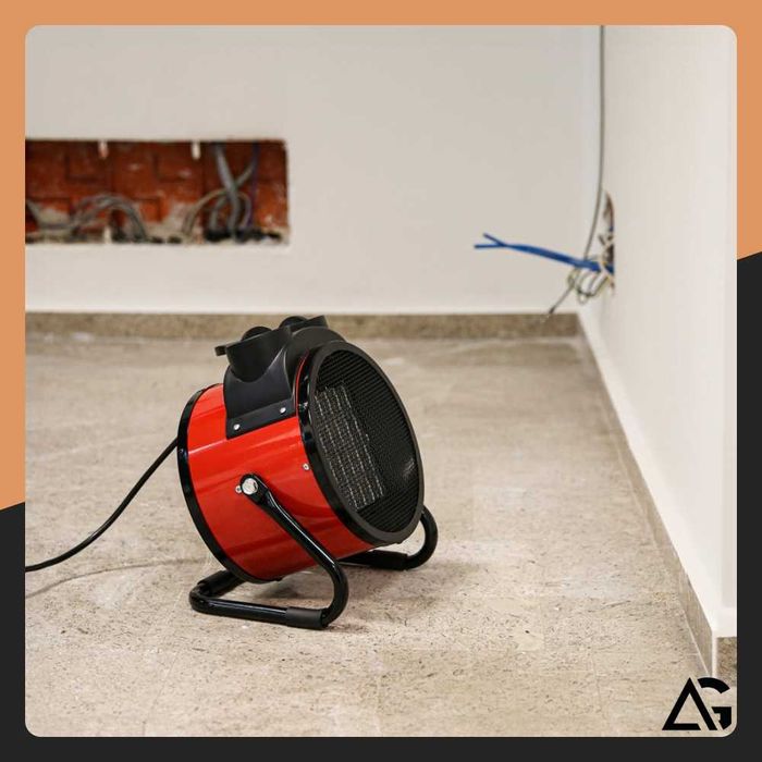 Nagrzewnica Elektryczna 3500w Termowentylator Grzejnik Z Teromstatem