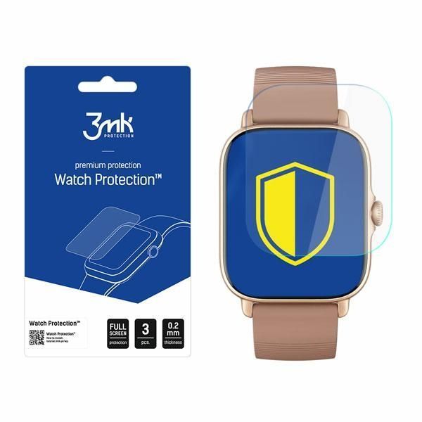 Folia do Xiaomi Amazfit GTS 3 3mk Watch 3szt na smartwatch ochronna